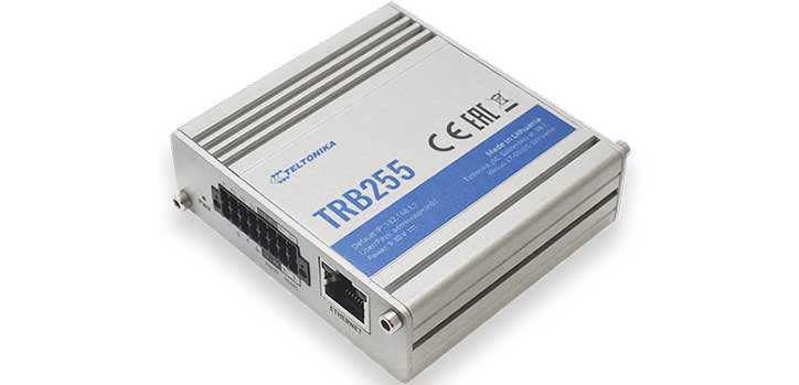 Teltonika TRB255 - TRB255 Industrial M2M 4G/LTE Cat-M1/NB-IoT/EGPRS to Serial I/O Cellular Gateway