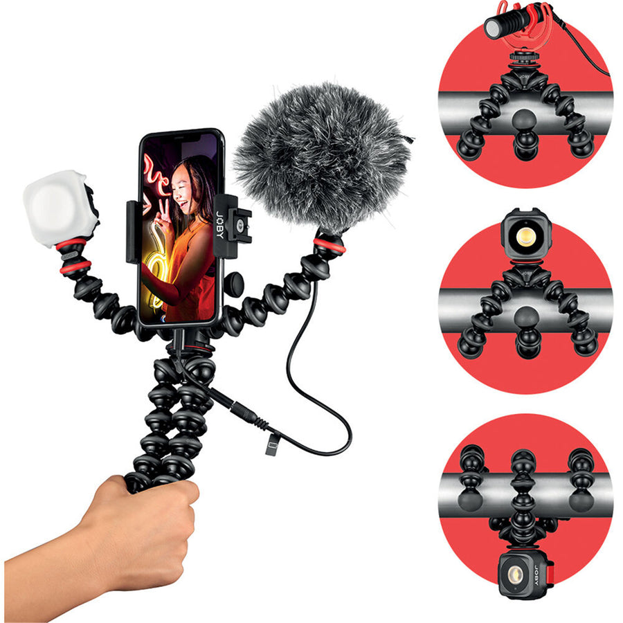 JB01645 - JOBY GORILLAPOD MOBILE VLOGGING KIT