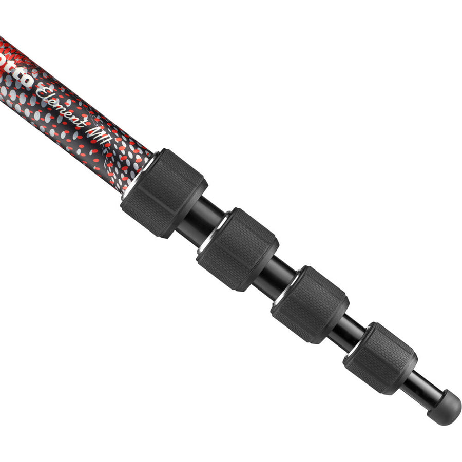 MMELMIIA5RD - MANFROTTO ELEMENT MII ALUMINIUM MONOPOD RED
