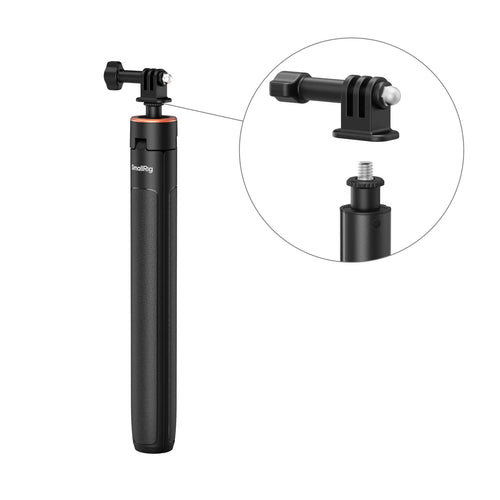 SmallRig VT-08  Selfie Stick + Tripod  for Action Cameras Retracted Length: 29cm, Extended length: 150cm