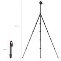 SmallRig Compact Aluminum Tripod with Phone Clamp One-Touch Quick Release Button, 2-in-1 Convertible Handle — image 4