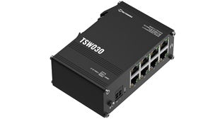 Teltonika TSW030 - TSW030 8 x 10/100 Port Ethernet Switch Compact DIN Rail Mountable, Low Power Consumption