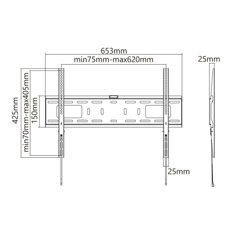 49891 - Goobay - TV WH FIX Pro L (37-70") bl