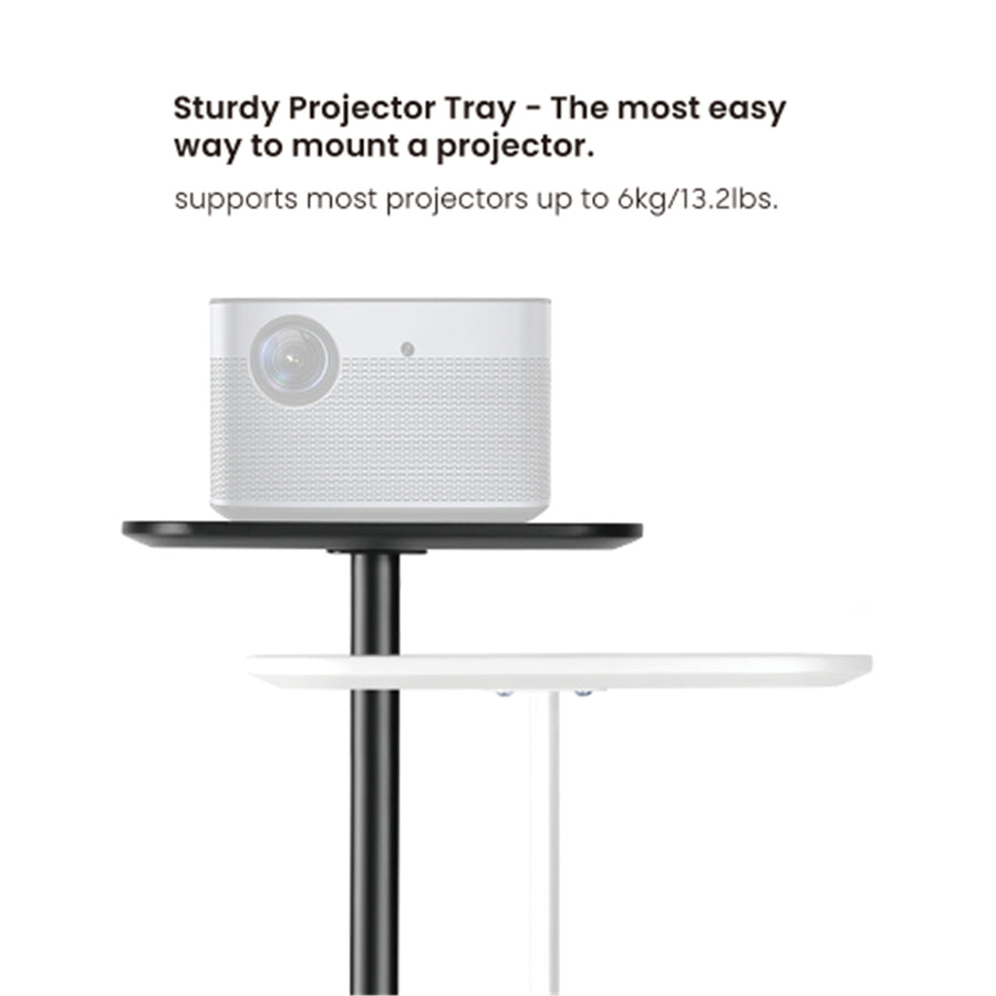 KONIC Projector Floor Stand Mount - For Mini Projectors With Device Shelf - Support up to 6kg
