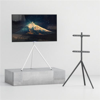 KONIC 45"-65" Tripod Stylish Easel Studio TV Floor Stands - Weight Capacity 40kg - Swivel Range +70~-70