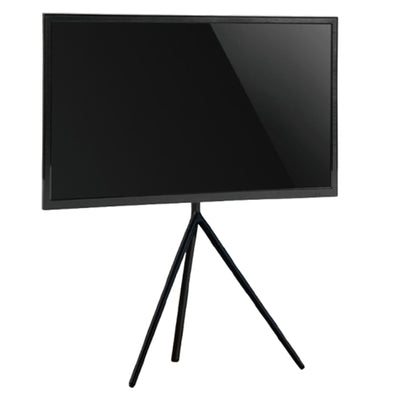 KONIC 45"-65" Tripod Stylish Easel Studio TV Floor Stands - Weight Capacity 40kg - Swivel Range +70~-70