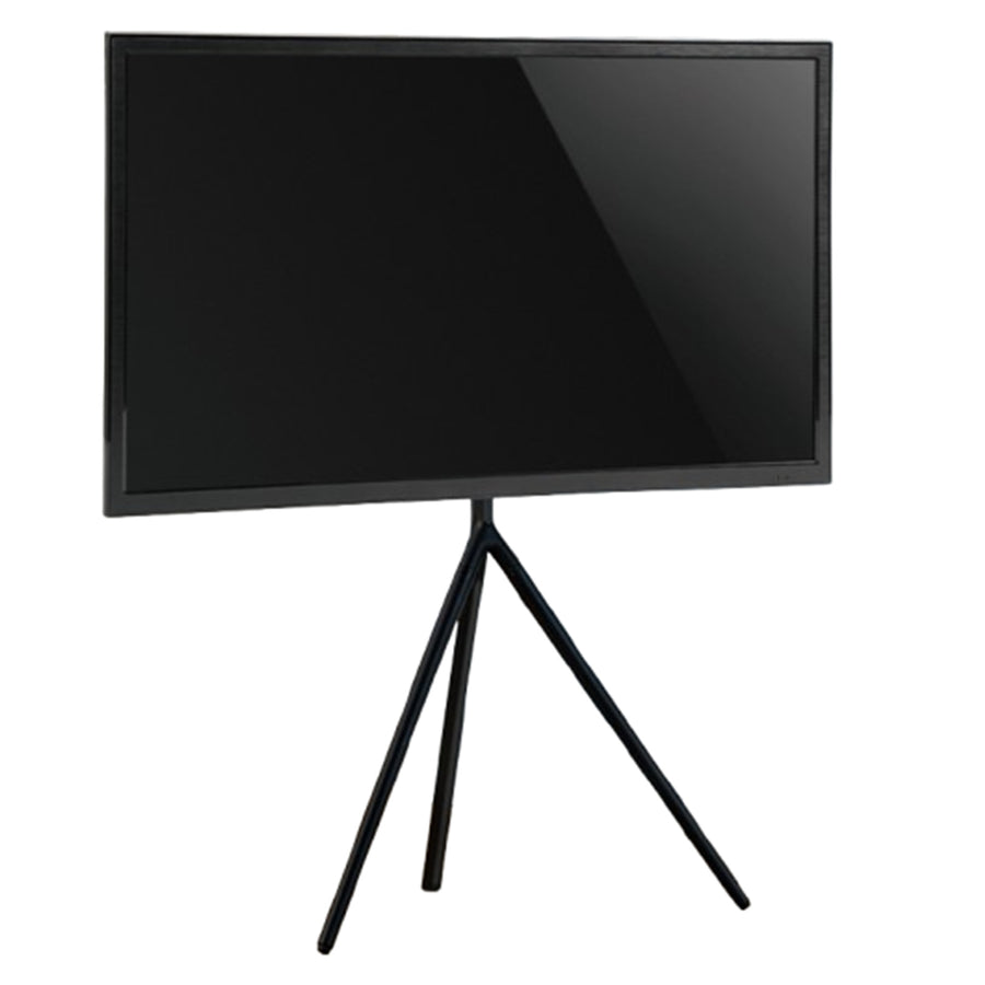 KONIC 45"-65" Tripod Stylish Easel Studio TV Floor Stands - Weight Capacity 40kg - Swivel Range +70~-70