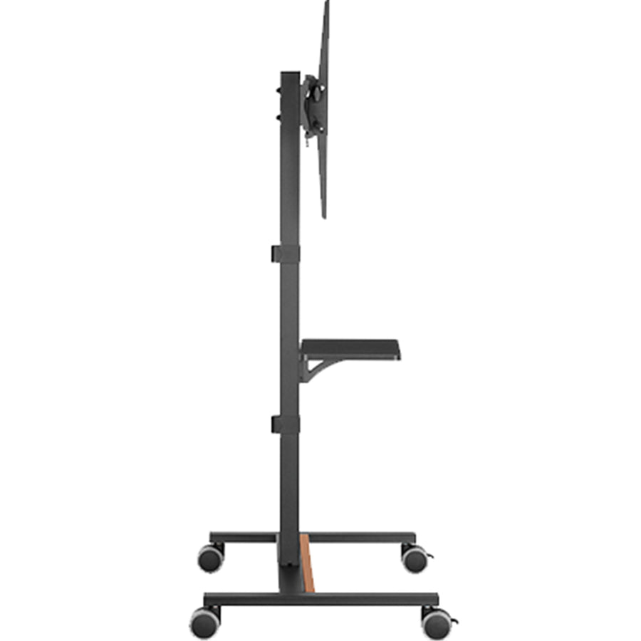 KONIC 34"-55" Compact Mobile TV Cart Trolley - Weight Up to 35kg - Storage Shelf - Max 400X400mm VESA