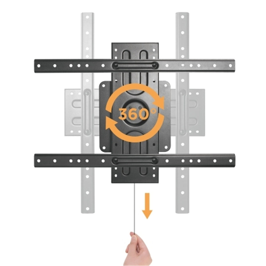 KONIC 37"-80" Portrait display Wall Mount - For TV, Interactive Display , Digital Signage - Weight Capacity 50kg - Screen Rotation +180-180