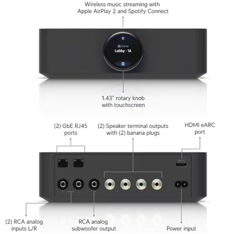 Ubiquiti UPL-AMP-B - 130 watts per channel hi-performance amp