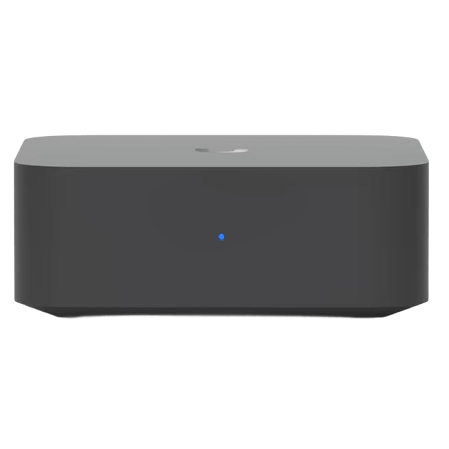 Ubiquiti UniFi Play PoE Audio Port Black, a digital audio streamer with an ultra-compact, versatile design and an intuitive control system, supporting multiple music streaming services and scalable multi-zone installations