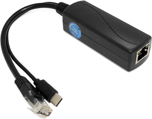 TYPE-C0503G - PoE World TYPE-C0503G - USB-C 5V Gigabit PoE Splitter
