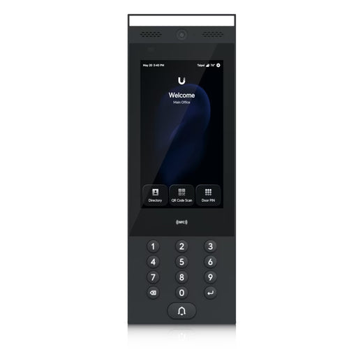 Ubiquiti UA-G3-Intercom - UniFi Access G3 Indoor/outdoor intercom terminal for managing residential and commercial building entry requests with Touch Pass support