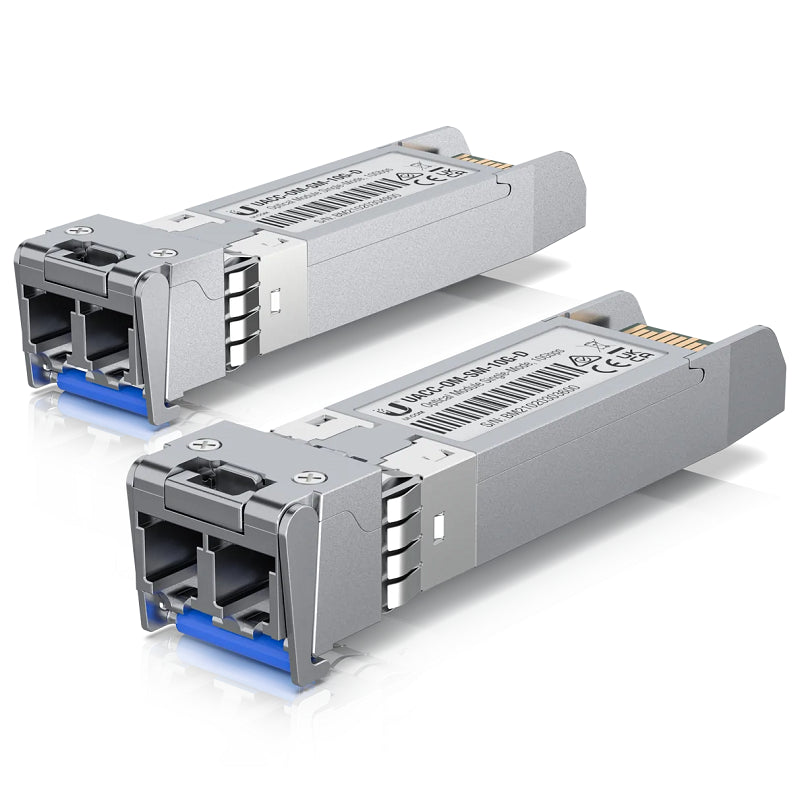 UACC-OM-SM-10G-D2 - Ubiquiti Twin Pack of 0.5-10km 10Gbps Single Mode Fiber Modules 1310nm