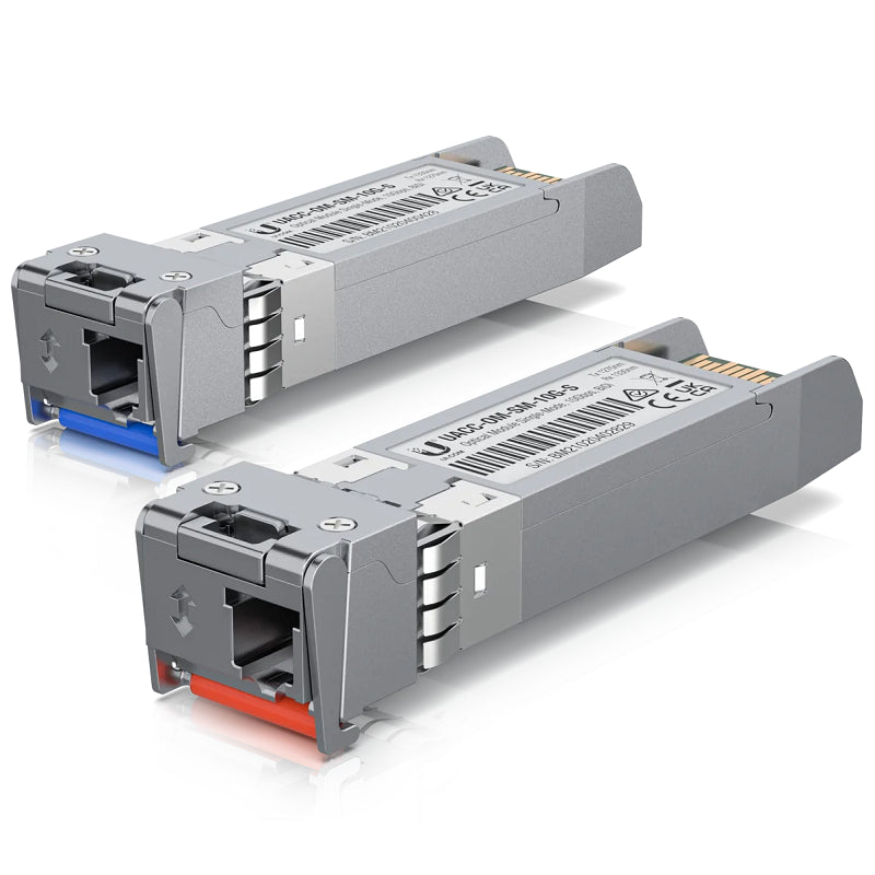 Ubiquiti UACC-OM-SM-10G-S-2 - Twin Pack of 0.5-10km 10Gbps Single Mode Fiber Modules 1270nm / 1330nm