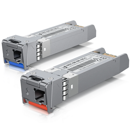 UACC-OM-SM-10G-S-2 - Ubiquiti Twin Pack of 0.5-10km 10Gbps Single Mode Fiber Modules 1270nm / 1330nm