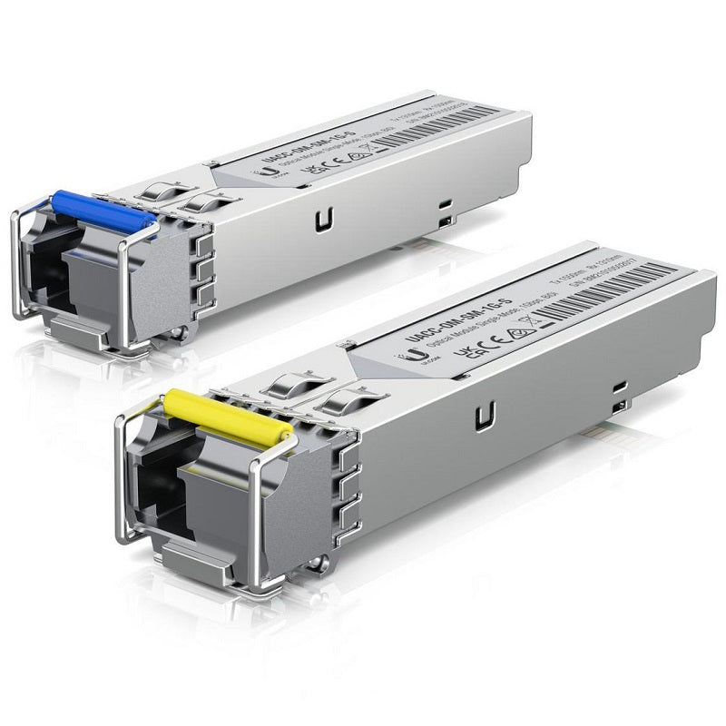 Ubiquiti UACC-OM-SM-1G-S-2 - 1 Gbps Single-mode, Simplex LC Fibre Transceiver Pair for up to 3km