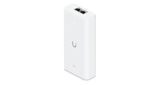 Ubiquiti UniFi 10G PoE+++ Adapter (90W), an adapter that can power UniFi PoE+++ devices, reduce dependency on PoE switch power, and provide a Multi-Gigabit LAN connection