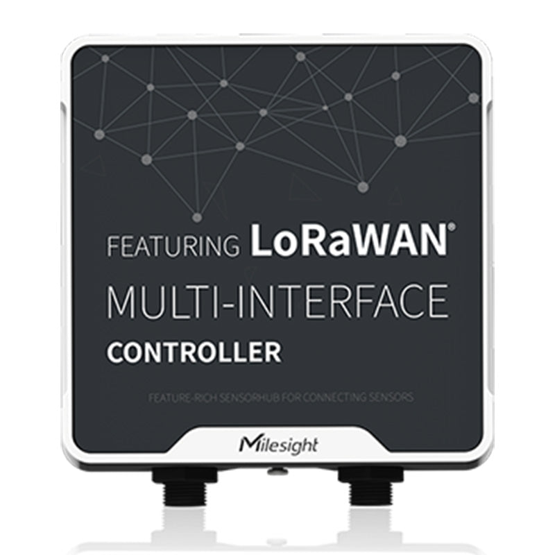 Milesight IoT UC502-915M - Milesight UC502 AU915/AS923 Battery Powered LoraWan Controller with GPIO/AI/RS232/RS485