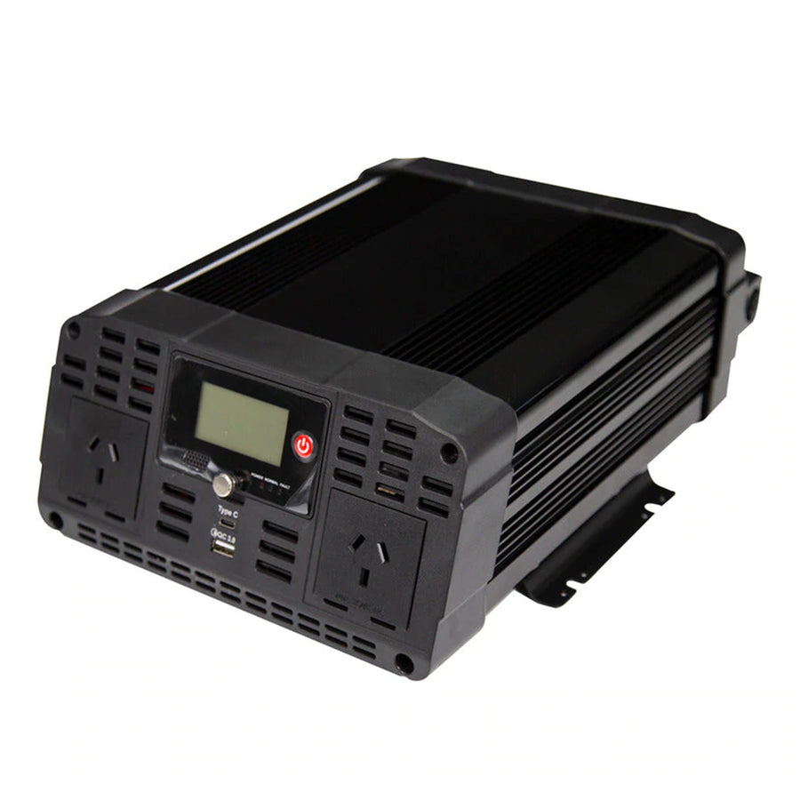 DYNAMIX TE6-1627S - 2000W Power Inverter DC to AC. 12V DC Output: 230V AC Pure Sine Wave Invert