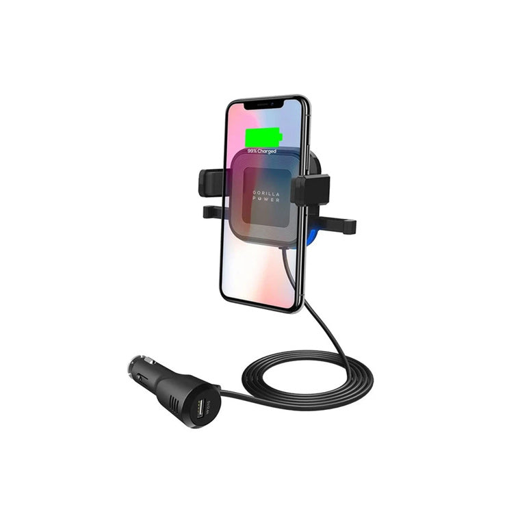 MB-WCS-02 - Mbeat Gorilla Power 10W Kabelloses Auto-Ladegerät mit 2.4A USB-Anschluss