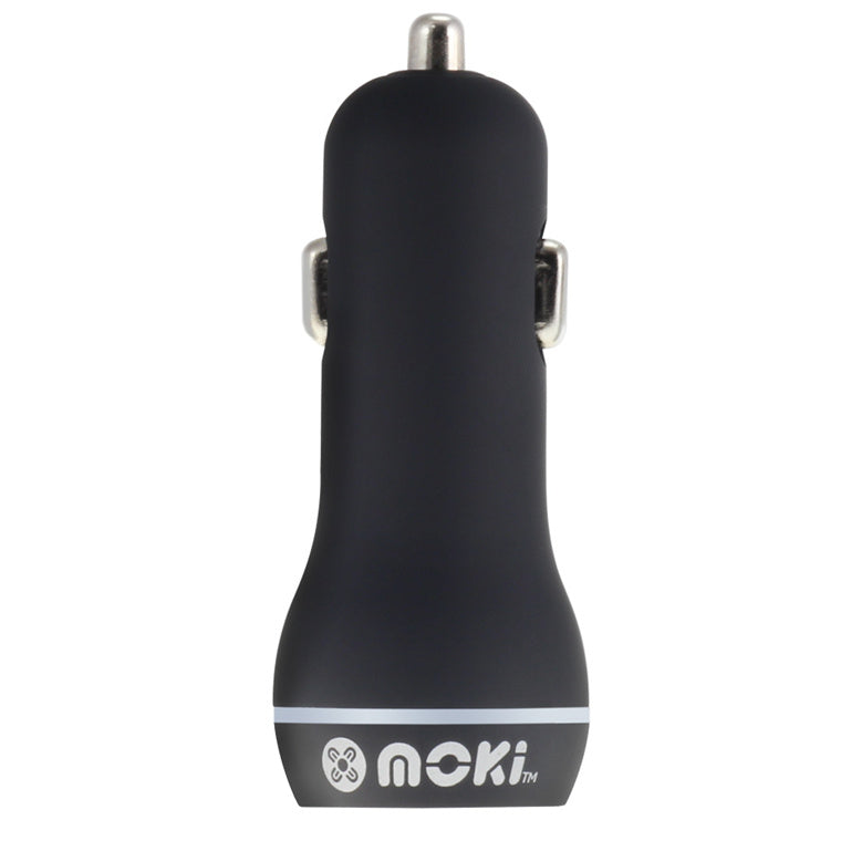 MOKI Recharge ACC-MUSBCB - Moki Dual-USB-Kfz-Ladegerät - Schwarz