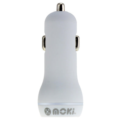 MOKI Recharge ACC-MUSBCW – Moki Dual-USB-Autoladegerät – Weiß