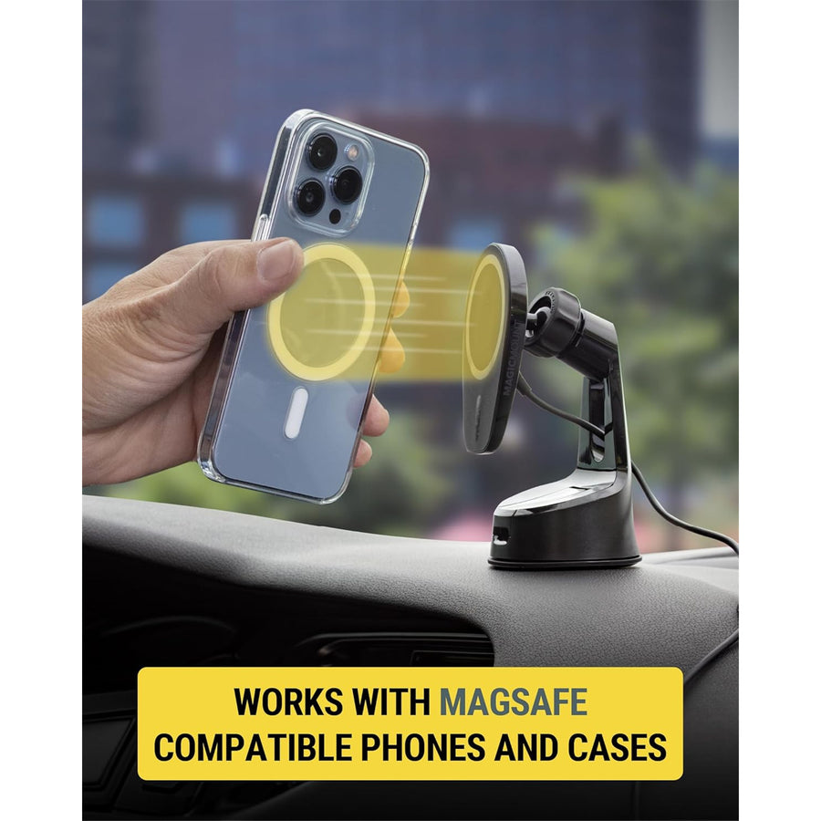 Scosche  MPQ6WD-SP Magic Mount PRO (Gen 6) Wireless Charging Dash / Window Mount