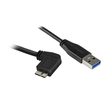 StarTech.com USB3AU50CMRS – 0,5 m (20 Zoll) schlankes Micro-USB-3.0-Kabel – M/M