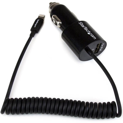 StarTech.com USBLT2PCARB - Dual-Port-Kfz-Ladegerät - Lightning-USB