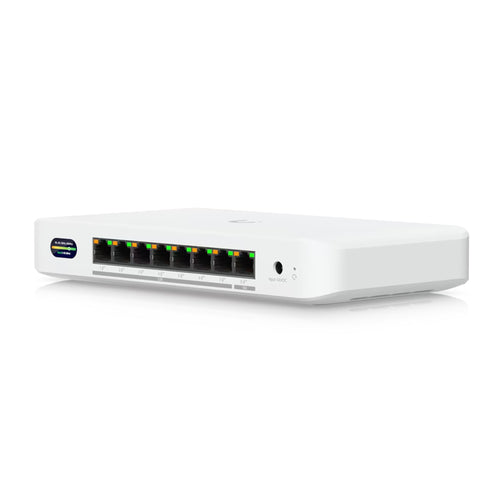 Ubiquiti UDB-Switch - UniFi Device Bridge Switch, Compact PoE+ switch with (1) 10 GbE port, (7) 2.5 GbE ports, and WiFi 7 bridging integrated for seamless, high-capacity wireless uplink to UniFi WiFi Systems
