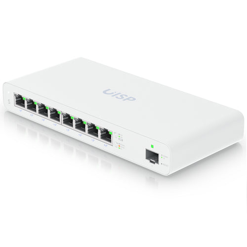Ubiquiti UISP-S - UISP 8 Port Gigabit PoE switch for MicroPoP Applications