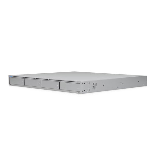 Ubiquiti UNAS-Pro-4 - UniFi UNAS Pro 4, 1U rack-mount NAS with (4) 2.5/3.5' HDD bays and (2) M.2 NVMe SSD cache slots, delivering faster access, lower latency, and high-availability 10 Gbps networking for large-scale file storage and sharing