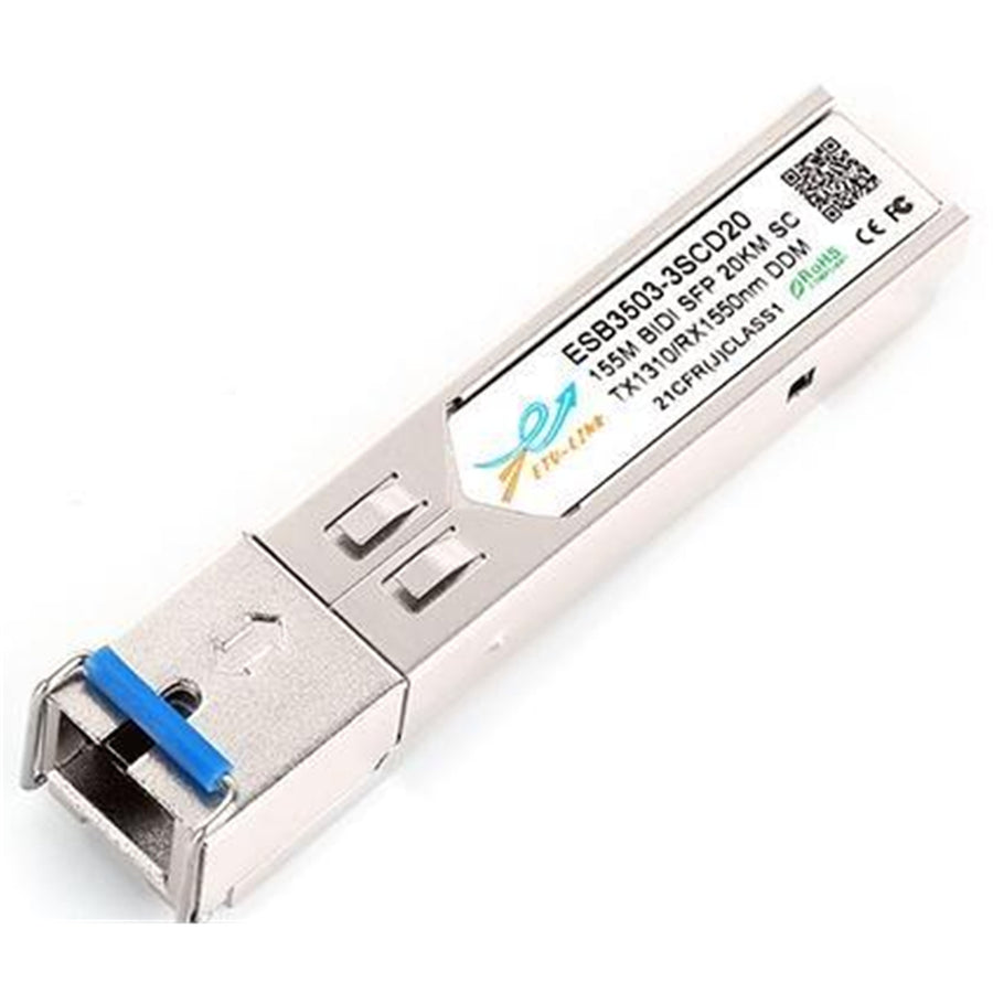 ETU-LINK ESB3503-3LCD15 - 100Mbps bidirektionales SFP-Modul TX1310/RX1550nm Singlemode LC-Stecker