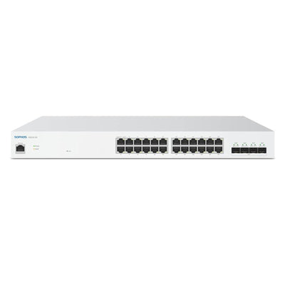 SOPHOS CS110-24FP PoE Managed Ethernet Switch 24x 10/100/1Gig ports 4x SFP+ 10GigE Ports