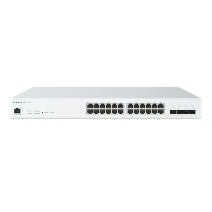 SOPHOS CS110-24 Managed Ethernet Switch 24x 10/100/1Gig ports 4x SFP+ 10GigE Ports