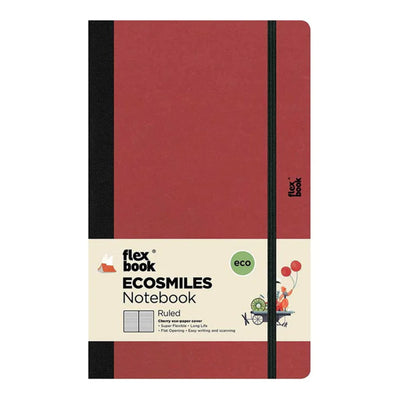 21.00102 - Flexbook Ecosmiles Notebook Medium Ruled Cherry