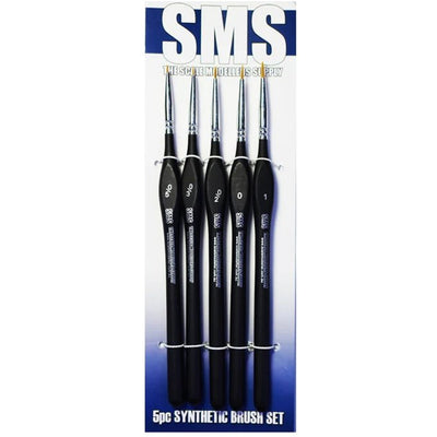 SMS BSET03 - SCALE MODELLERS SUPPLY SYNTHETISCHES PINSELSET 5-TLG.
