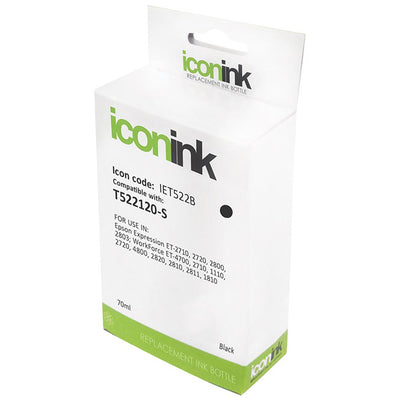 Okin IET522B - Icon Compatible Epson T522 Black Ink Bottle