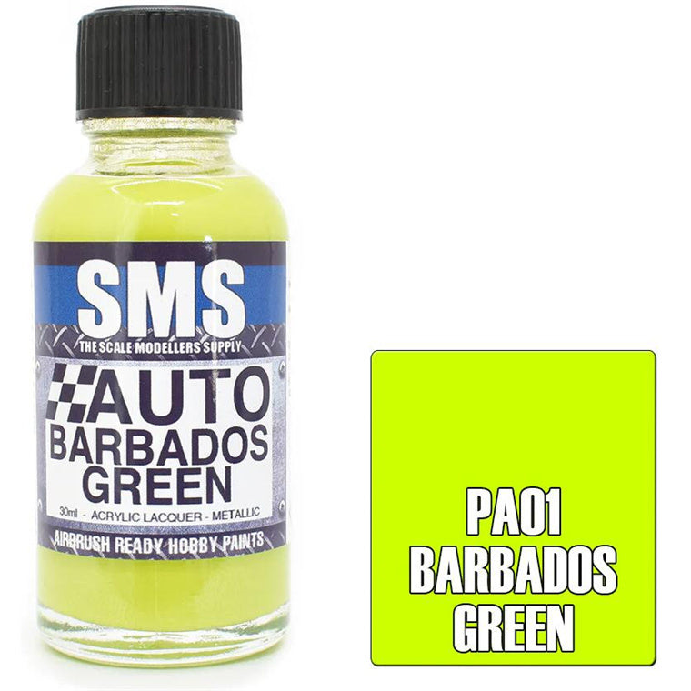 SMS PA01 - AIRBRUSHFARBE 30ML AUTO COLOUR BARBADOS FÜR MODELLBAUER