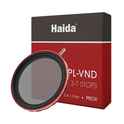 HD478172 - HAIDA PRO II C-POL + VARIABLE ND FILTER 3-7 STOP 72MM