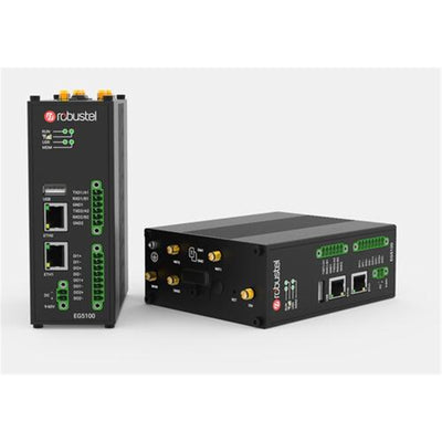 Robustel B066708 - Industrial edge computing gateway with Dual-SIM 4G LTE Serial DI/DO Bluetooth and a Debian-based OS (EG5100)