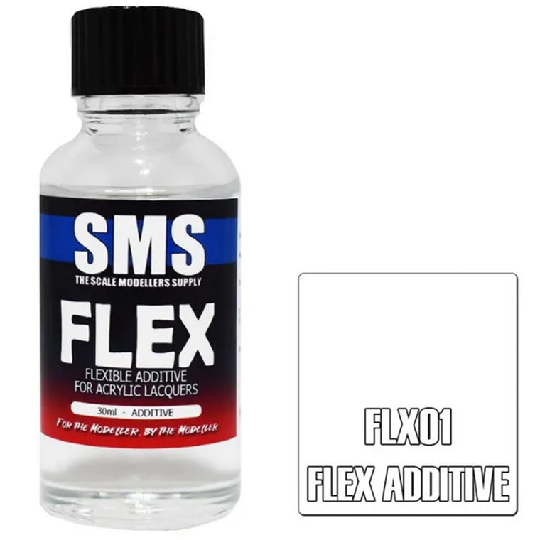 SMS AIR BRUSH PAINT 30ML FLEXIBLE ADDITIVE FOR ACRYLIC LACQUERS