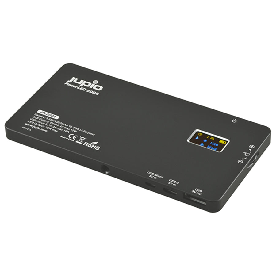 JPL200A - JUPIO POWERLED 200A LED LIGHT / POWER BANK WITH BUILT-IN BATTERY 4200MAH