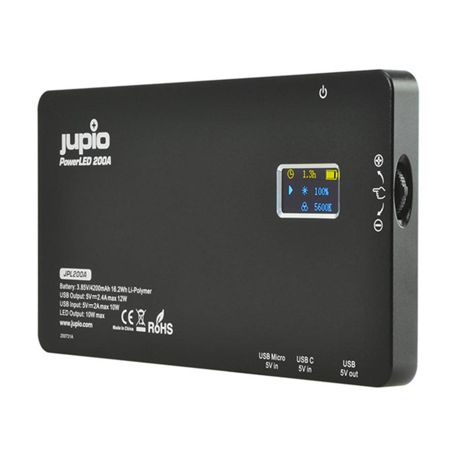 JPL200A - JUPIO POWERLED 200A LED LIGHT / POWER BANK WITH BUILT-IN BATTERY 4200MAH