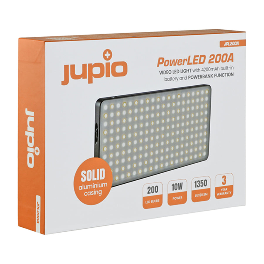JPL200A - JUPIO POWERLED 200A LED LIGHT / POWER BANK WITH BUILT-IN BATTERY 4200MAH