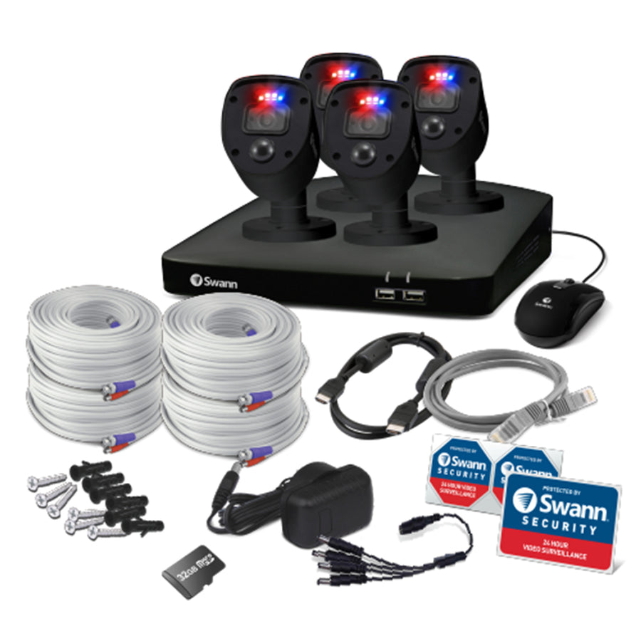 SWDVK-446854SLB-AU - Swann DVR4-4685 1080p/64GB/4x PRO-1080SLB Enforcer Cameras