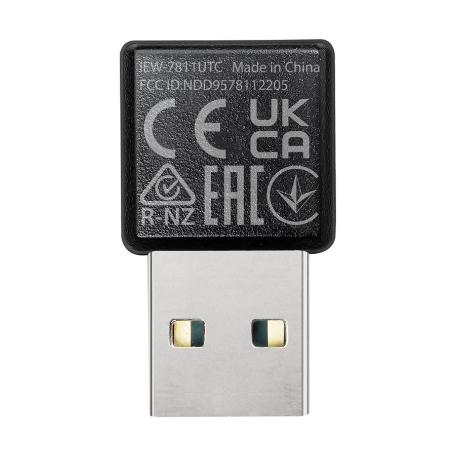EDIMAX IEW-7811UTC - Industrial AC650 Wi-Fi 5 Dual-Band USB Adapter.