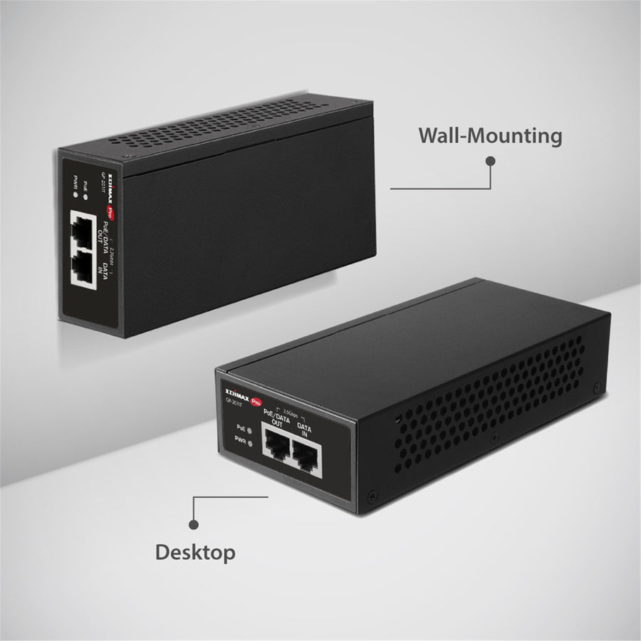 EDIMAX GP-201IT - IEEE 802.3at 2.5 Gigabit PoE+ Injector 30W