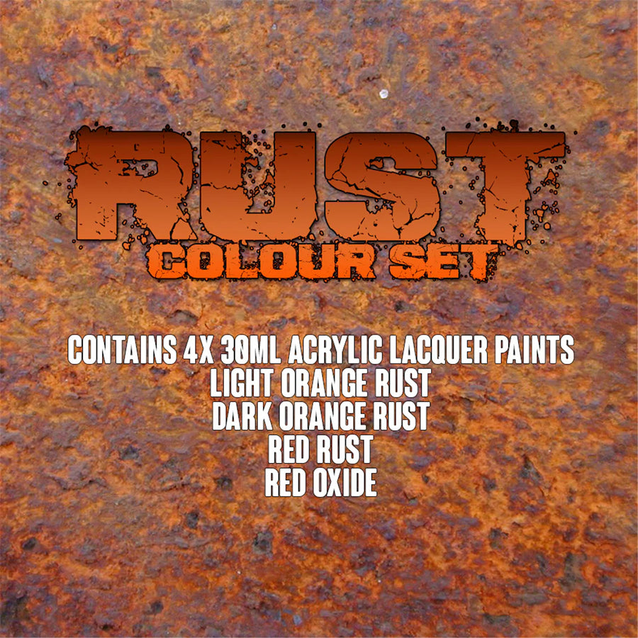 SET25 - AIRBRUSH-FARBSET ROSTFARBE SMS